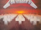 LP METALLICA MASTER OF PUPPETS ORIGINAL FRANCE LABEL GRIS FIRST 1986 EX/EX RARE