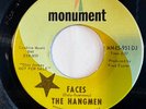 The Hangmen - Faces/Bad Goodbye 45 Monument 951 Promo - Garage/Fuzz NM