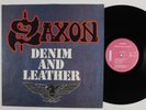 SAXON Denim And Leather CARRERE LP VG+ france t