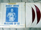 Ozzy Osbourne Deadly Deeds Blizzard Of Oz Purple Vinyl Record 2x LP Randy Rhoads