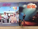 AC/DC 2LP Bon Scott Lot: Dirty Deeds Done Dirt Cheap, Let There Be Rock