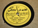Lightnin' Hopkins Papa Bones Boogie / Everything Happens To Me (cracked) 10