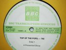 BBC Transcription TOTP #792 Pink Floyd/David Bowie/Camel  1980 LP RARE