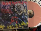 IRON MAIDEN , THE NUMBER OF THE BEAST ALBUM , Pink VINYL
