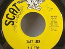 ZZ Top - Salt Lick - OG 1969 Single - SCAT RECORDS - VG+   45   GRAIL