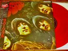 The BEATLES Rubber Soul MONO Japanese RED colored vinyl LP EMI/Odeon label