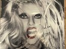 Signed RARE Lady Gaga Born This Way 2x LP 33 Tours 2011 Signé