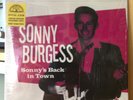SONNY BURGESS : Back in Town - PINK  LP 10' - Sun/Charly 1285 , 2016  mint