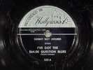 78 RPM -- Sonny Boy Holmes. Recorded in Hollywood 223, E- Guitar Blues