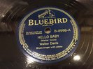 WALTER DAVIS-BLUEBIRD 8998-HELLO BABY/I FEEL ALL RIGHT-PREWAR PIANO BLUES 78