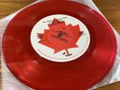Huey Lewis And The News Red Canadian Edition Records On Wheels Rare Record