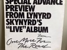 LYNYRD SKYNYRD LIVE ONE MORE FOR THE ROAD ADVANCE PREVIEW WHITE LABEL PROMO