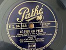 78 RPM - CYRANO Le tour qui passe-Chanson du tour de France 1933 PATHE 94365 EX+