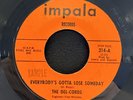 The Del-Chords - Everybody’s Gotta Lose Someday - Impala 45 VG++ N.SOUL PROMO