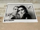 THE CREATURES promotional signed photo by SIOUXSIE (AND THE BANSHEES) and BUDGIE