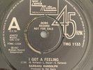 BARBARA RANDOLPH - I GOT A FEELING /CAN I GET A WITNESS/YOU GOT ME HURTIN. PROMO