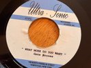 GENE TOONES WHAT MORE DO YOU WANT / IM IN WITH THE DOWNTOWN CROWD  ALLEN SISTERS
