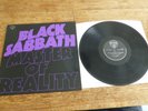Black Sabbath Master of Reality UK 73 Misprint WWA008 + Poster Heavy Metal EX LP