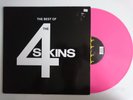 THE BEST OF THE 4 SKINS ONE LAW FOR THEM MAY LP 705 PUNK OI PINK VINYL