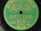 BERT FIRMAN’S DANCE ORCH - ‘ME AND JANE IN A PLANE/ MARVELLOUS’ ZONOPHONE 78
