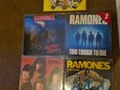 RAMONES bundle x 5 vinyl Brain Drain, Howling End Of Century Road To Ruin