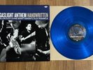 The Gaslight Anthem - Handwritten BLUE vinyl LP record RARE and Out of Print