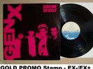 GEN X - 1981 Vinyl PROMO LP - KISS ME DEADLY - Generation X - Billy Idol - EX/EX