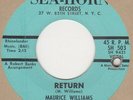 Maurice Williams Return Sea-horn Soul Northern Motown