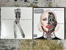 CHRISTINA AGUILERA BIONIC UO BLACK SPLATTER VINYL 3LP & STRIPPED BLACK 2LP USED