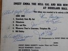 SWEET EMMA AT DIXIELAND HALL BAND SIGNED LP 12