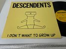 DESCENDENTS - I DON'T WANT TO GROW UP-ORIGINAL NEW ALLIANCE 1st PRESSING