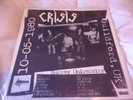 CRISIS LIVE AT SURREY UNIVERSITY 10/5/80 guildford VGC PLUS HARDCORE PUNK ROCK