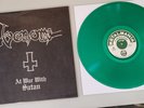 Venom At War With Satan Green Vinyl LP Record new bonus tracks poster