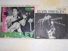ELVIS PRESLEY Blue Suede Shoes 7” RCA EPA-747 & Hound Dog With Sleeve Lot