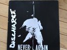Discharge Never Again Clay Records CLAY LP 12 Gatefold LP 1984 with Price Tag
