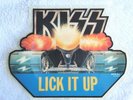 KISS, “LICK IT UP” UK. TANK SHAPED VINYL PICTURE DISC.