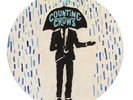 Counting Crows -  hand-painted on vinyl LP -OOAK