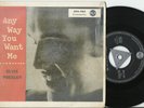 ELVIS PRESLEY   GERMAN  PS E.P.  ANY WAY YOU WANT ME   SILVER TRI CENTRE
