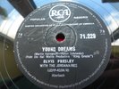 ELVIS PRESLEY 78 RPM YOUNG DREAMS - KING CREOLE 1958 SOUTH AFRICA RCA 71.229