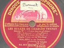 Wal-Berg et son Orchestre Les succès de Charles Trenet 78 RPM GRAMOPHONE K-8455