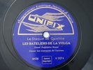 Russian Emigration Cossacks Choir Song of the Volga Boatmen French 78RPM Unifix