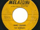 MARKEETS - Tear Drops / Baby Please - MELATONE - Rare Doo Wop R&B 45