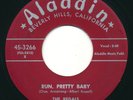 REGALS - Run, Pretty Baby / May The Good Lord Bless - ALADDIN- Doo Wop R&B  45