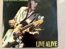 STEVIE RAY VAUGHAN and DOUBLE TROUBLE - LIVE ALIVE 2 x LP Record 1986 Blues Rock