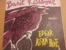 Basil Rathbone Reads Edgar Allan Poe Vinyl LP, Caedmon Records TC 1028