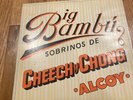 Cheech & Chong LP Big Bambu 1972 w ROLLING PAPER Ode Records