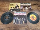 The Beatles 45rpm Records & Sleeves - Ticket to Ride I Feel Fine From Me to You