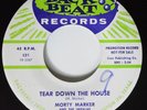 Rockabilly 45 MORTY MARKER & IMPALAS Tear Down The House BACKBEAT VG+ PROMO HEAR