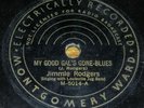 78 RPM My Good Gal's Gone Blues Montgomery Ward M-5014 Jimmie Rodgers Jug Band