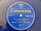GEORGE OLSEN ETHEL SHUTTA Old Man Jingle 1934 COLUMBIA BLUE WAX 78   E+